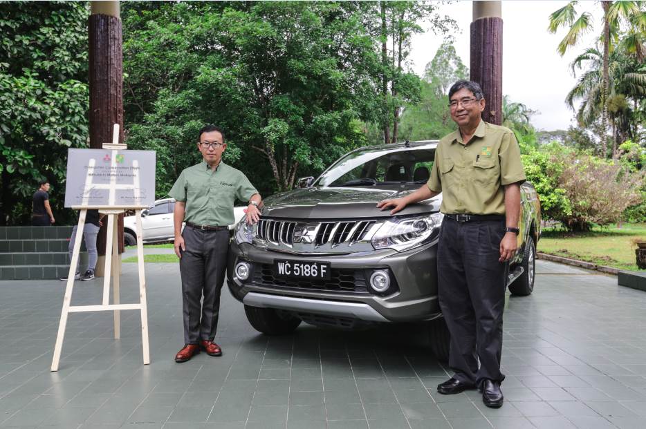 The Mitsubishi Triton to be used mainly for Orangutan Conservation Efforts